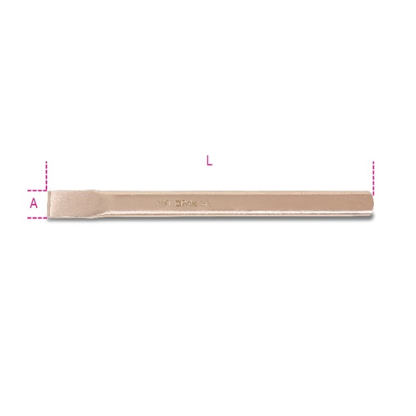 BETA Flat Chisel, 22 mm Blade Width