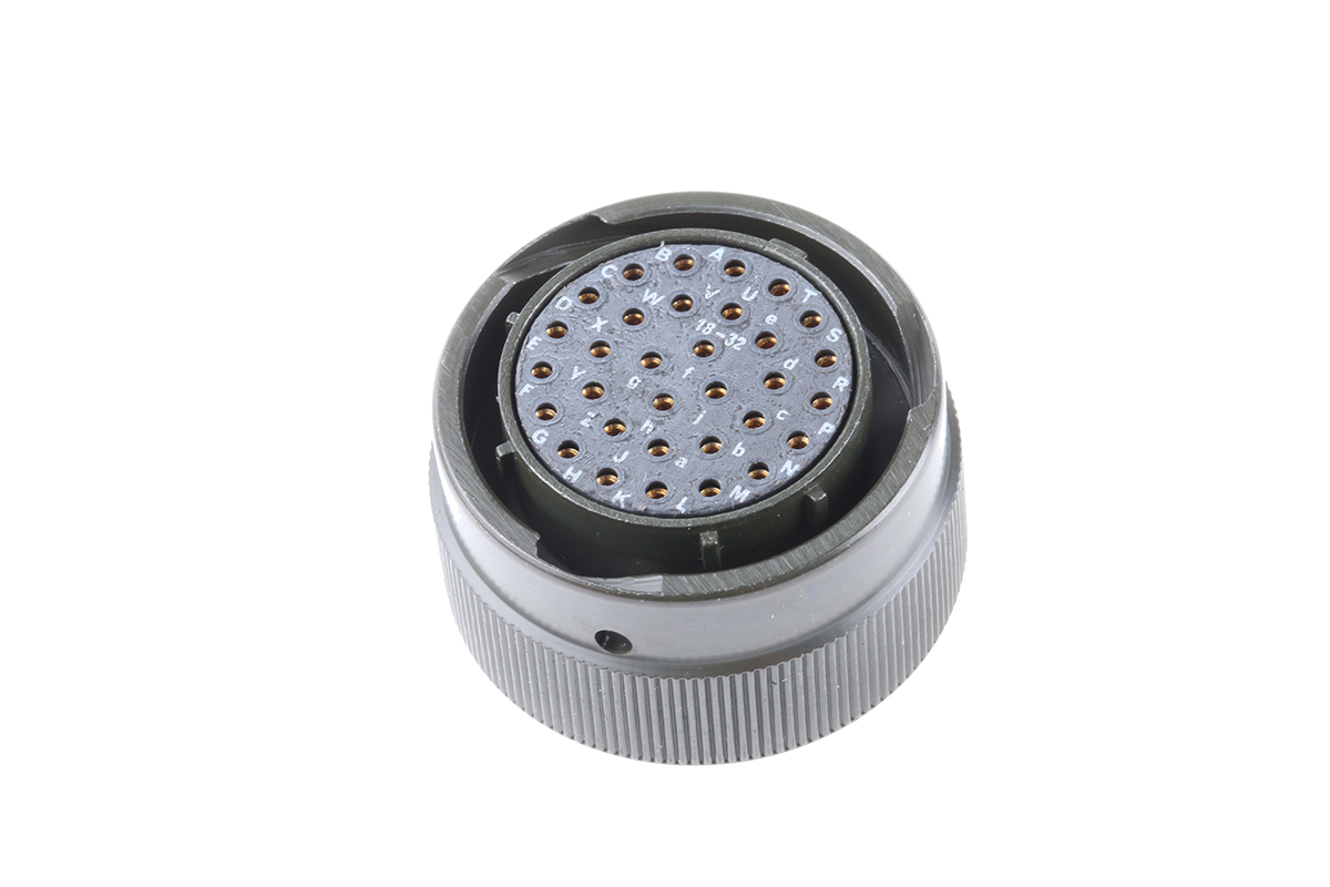Amphenol Limited, 62GB 32 Way Cable Mount MIL Spec Circular Connector PlugOlive, Socket Contacts,Shell Size 18, Bayonet