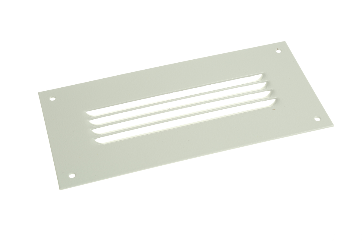 Rittal Grey Steel Vent Grille, Parallel Slat, 100 x 210mm