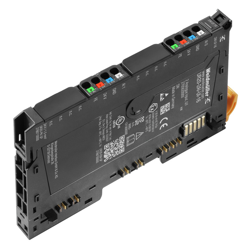 Weidmüller UR20 Series I/O module for Use with Remote I/O Module, Analogue, 24 V