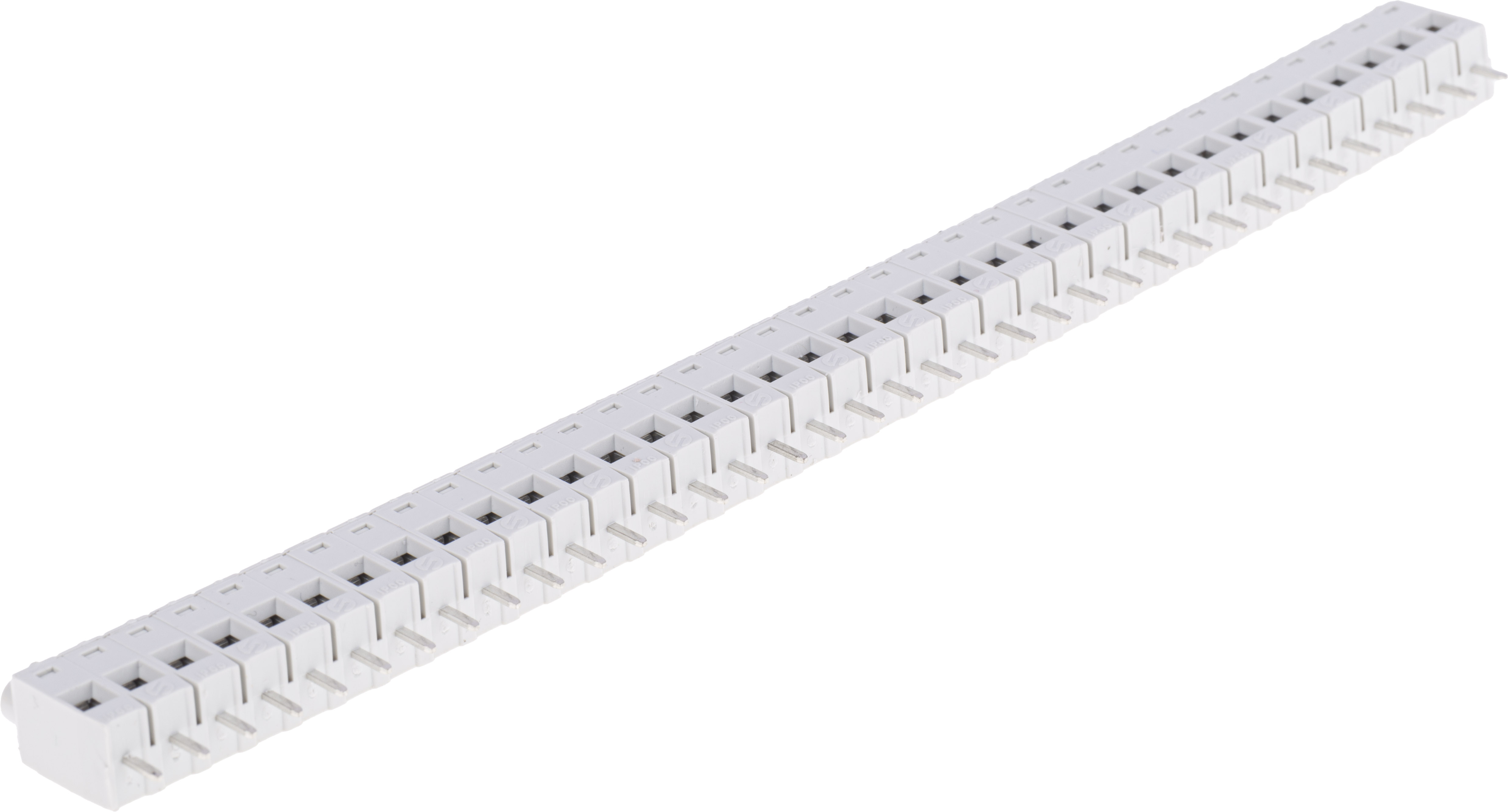 CAMDENBOSS PCB Terminal Block, 36-Contact, 5mm Pitch, Through Hole Mount, 1-Row, Screw Termination