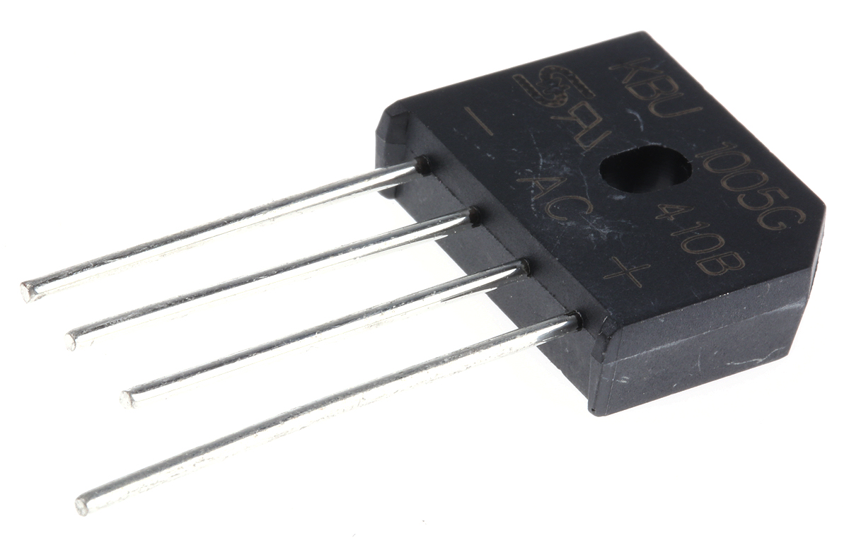 Taiwan Semiconductor Bridge Rectifier, 10A, 600V, 4-Pin