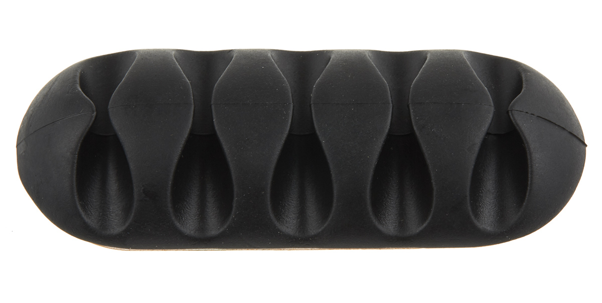RS PRO Black PVC cable tie