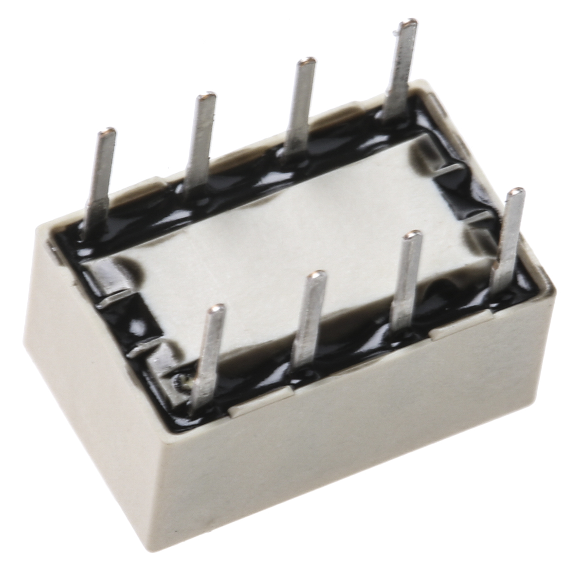 Omron PCB Mount Signal Relay, 12V dc Coil, 1A Switching Current, DPDT