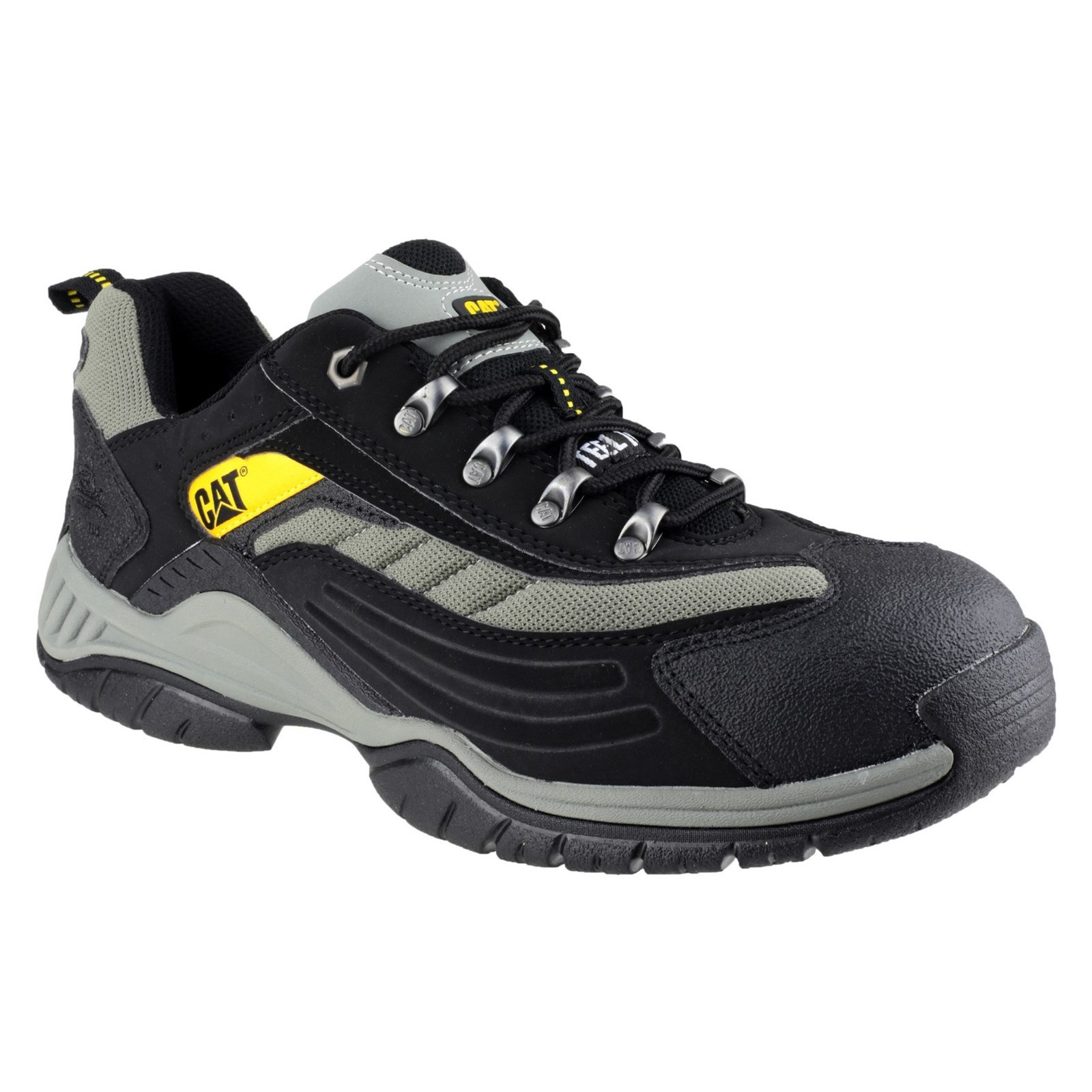 Caterpillar CAT Black Toe Capped Safety Trainers, UK 10, EU 44