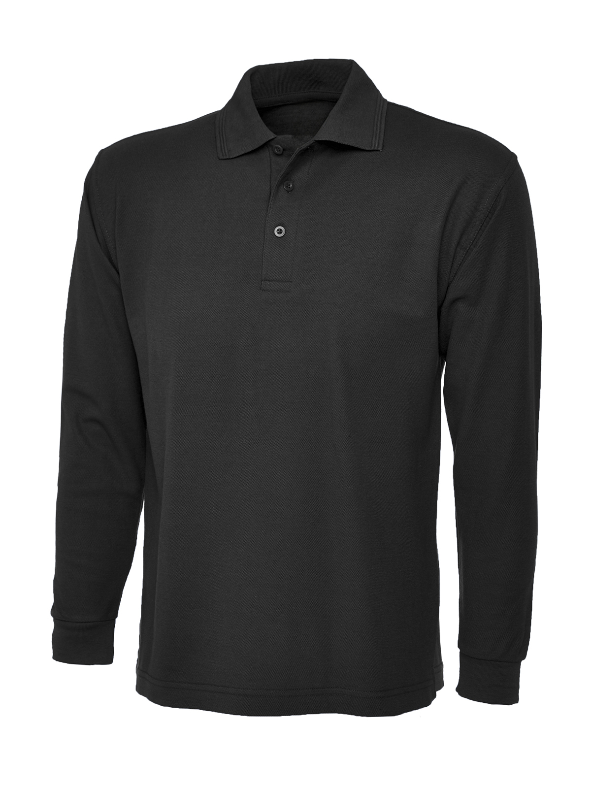 RS PRO Black 50% Cotton, 50% Polyester Polo Shirt, UK- XL, EUR- XL