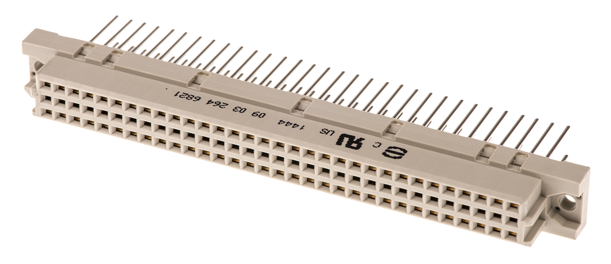 HARTING 64 Way 2.54mm Pitch, Type C Class C2, 2 Row, Straight DIN 41612 Connector, Socket