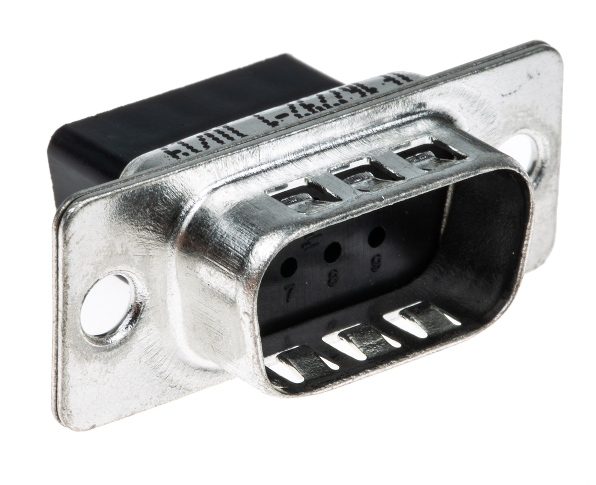 TE Connectivity Amplimite HDP-20 9 Way Cable Mount D-sub Connector Plug