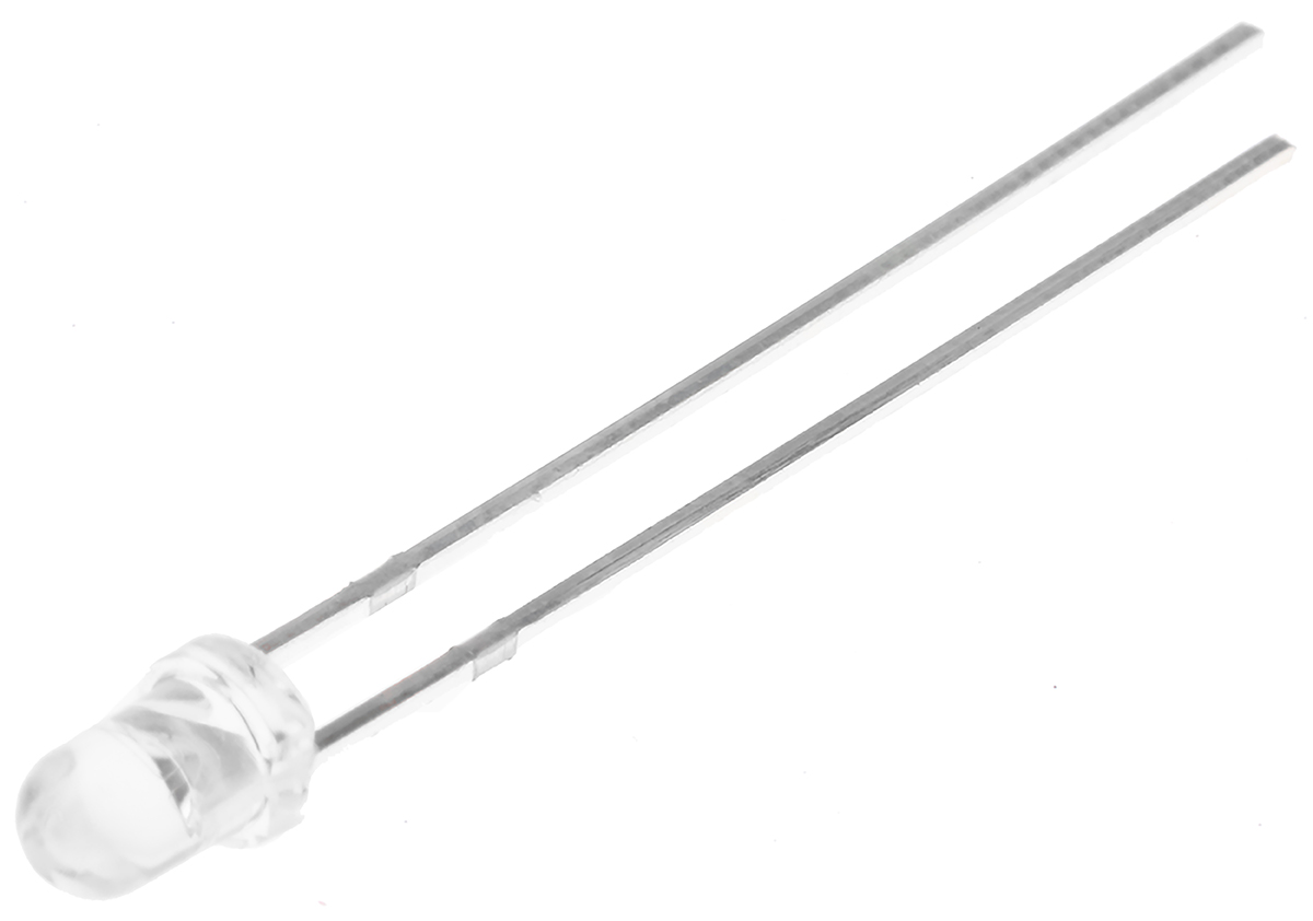 UV3TZ-390-30 Bivar, UV LED, 390nm 40mW 30 °, 2-Pin Through Hole package