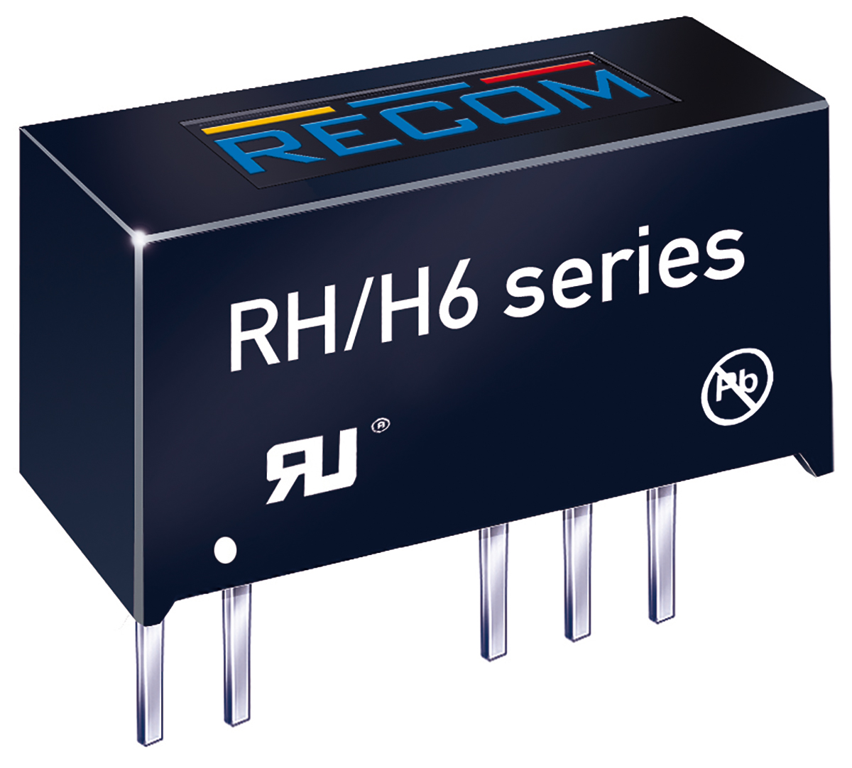Recom RH DC-DC Converter, ±15V dc/ ±33mA Output, ±4.5 V dc, ±5.5 V dc Input, 1W, Through Hole, +90°C Max Temp -40°C Min