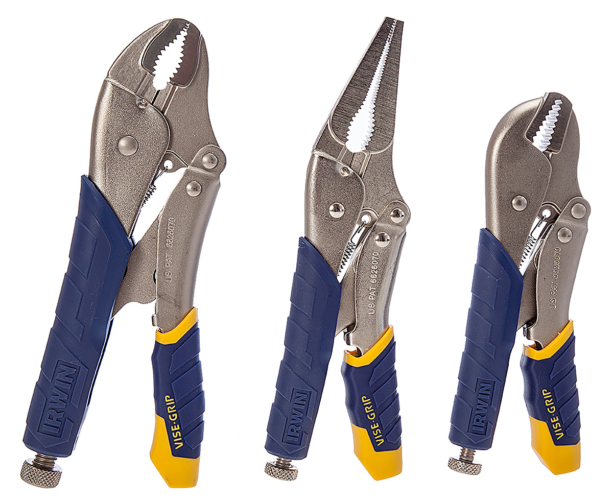 Irwin 3-Piece Locking Pliers, 175 mm Overall