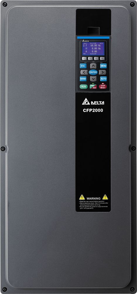Delta Electronics Variable Speed Drive, 30 kW, 3 Phase, 460 V, 60/45 A, CFP2000 Series