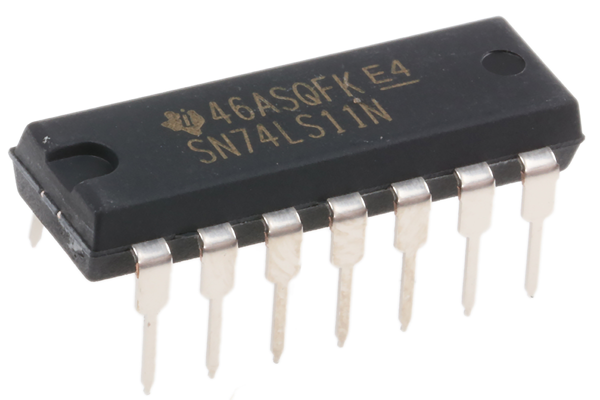 Texas Instruments SN74LS11N, Triple 3-Input AND Logic Gate, 14-Pin PDIP