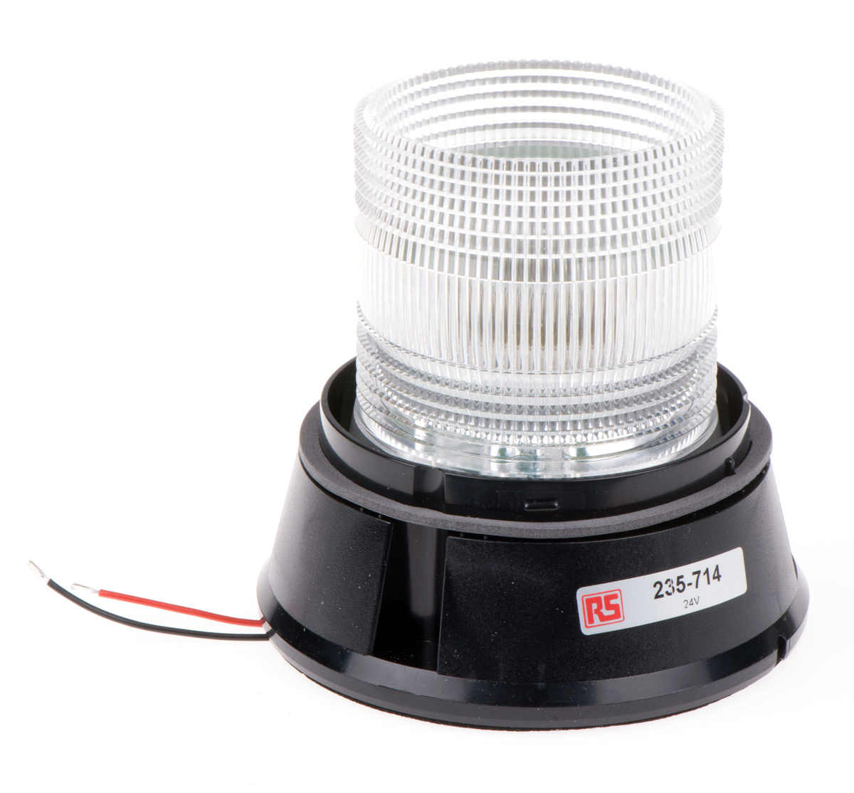 RS PRO Flashing Beacon, 24 V dc, Surface Mount, Incandescent Bulb, IP56