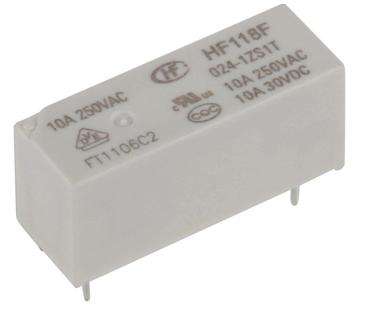 RS PRO PCB Mount Power Relay, 24V dc Coil, 10A Switching Current, SPDT