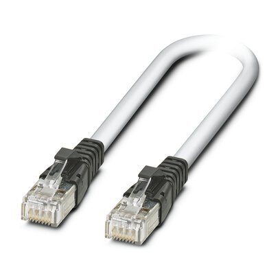 Phoenix ContactFL, 5m Cat5, White RJ45 to RJ45, SF/UTP Shielded, Terminated Polyurethane Sheath