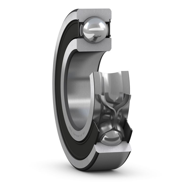 SKF 61908-2RS1 1 Row Ball Bearing - 40 mm ID, 62 mm OD
