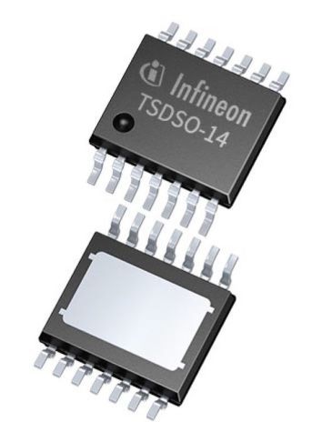 Infineon ITS4090QEPDXUMA1, QuadHigh Side, High Side Power Switch IC 14-Pin, PG-TSDSO-14