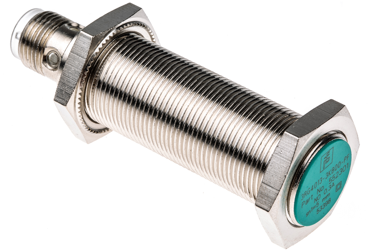 Pepperl + Fuchs Inductive Threaded Barrel Proximity Sensor, M18, 5 mm Detection, 2-Wire NO, 20 → 265 V ac, 20