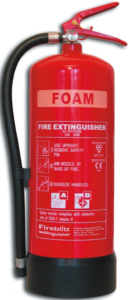 Fireblitz 9L AFFF Foam Fire Extinguisher for Electrical, Vehicle (A, B)
