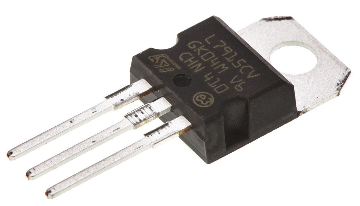STMicroelectronics, 5-Channel Linear, Voltage Regulator, 1.5 A, -15 V, TO-220 3-Pin