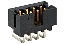 Molex Milli-Grid Series Right Angle Through Hole PCB Header, 12 Contact(s), 2 mm Pitch, 2 Row, Shrouded
