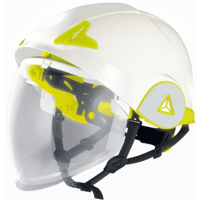 Delta Plus ONYX 2 White Safety Helmet with Chin Strap