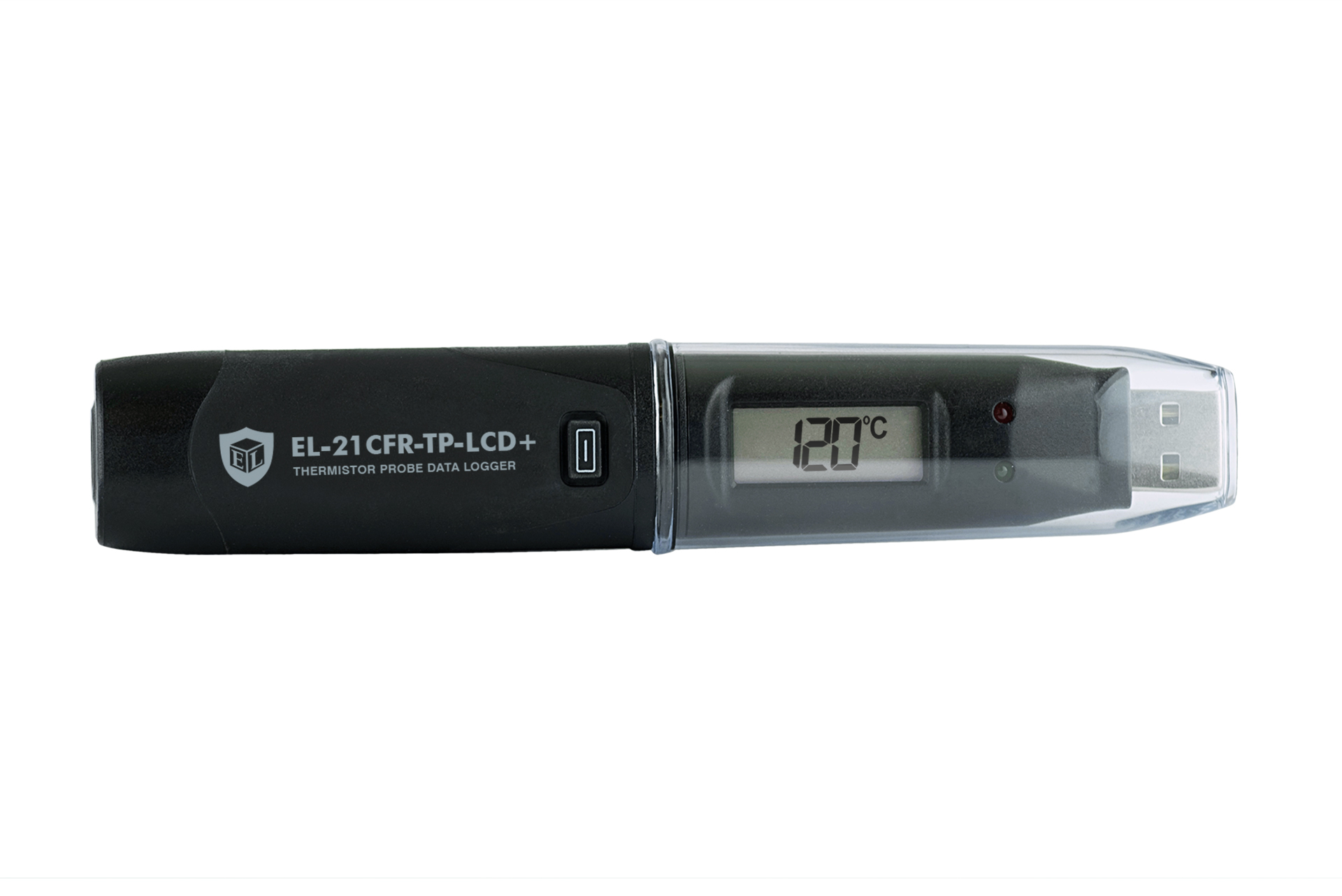 Lascar EL-21CFR-TP-LCD+ Temperature Data Logger, USB, 1 Input Channel(s)