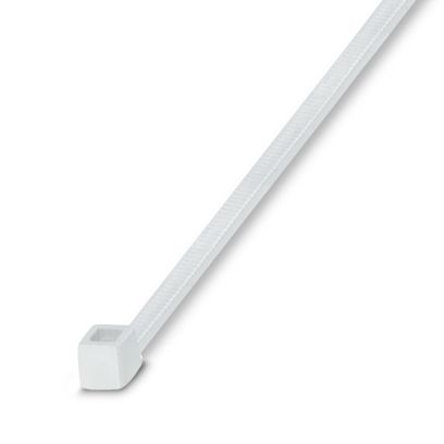 Phoenix Contact Cable Ties, Standard, 200mm x 2.6 mm, Clear Polyamide, Pk-100