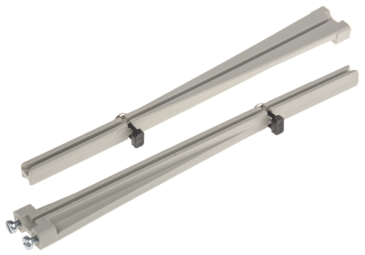 Essentra PCB Card Guide Vertical Mount 160mm Long, 1.6mm Thick Max.