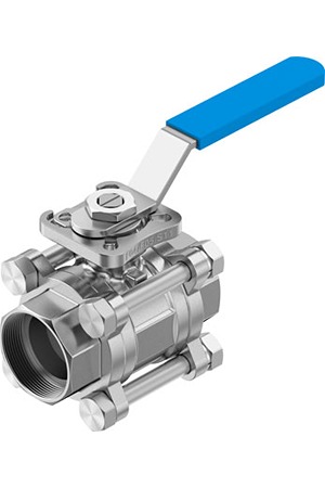 Festo Stainless Steel Ball Valve, Ball Valve, Flanged, 32mm, 63bar Operating Pressure
