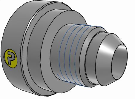 Parker Hydraulic Straight Threaded Reducer UNF 1 1/16-12 Female to UNF 9/16-18 Female, 12-6TRTXS