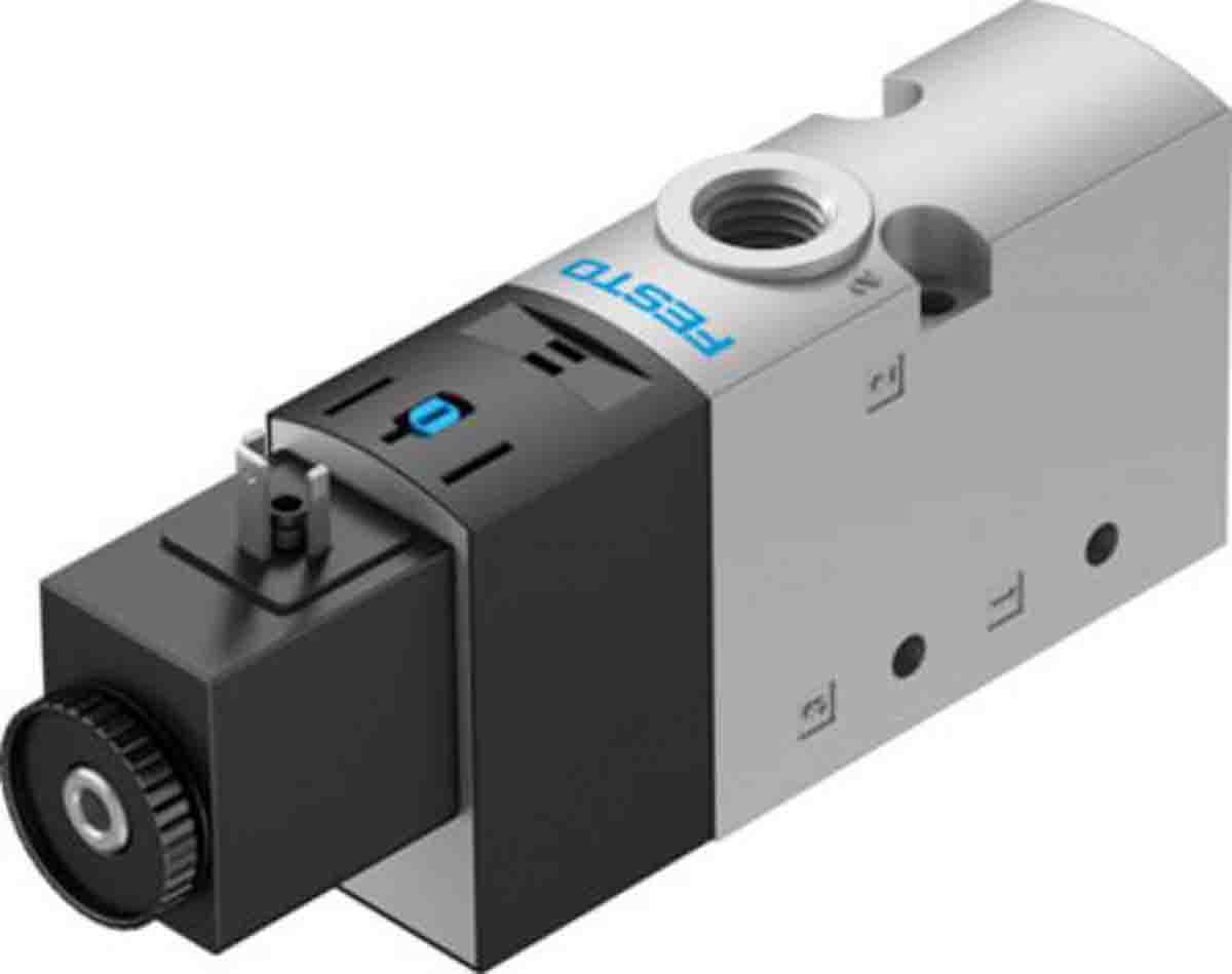 Festo 3/2 Closed, Monostable Solenoid Valve - Electrical G 1/4 VUVS Series, 575478