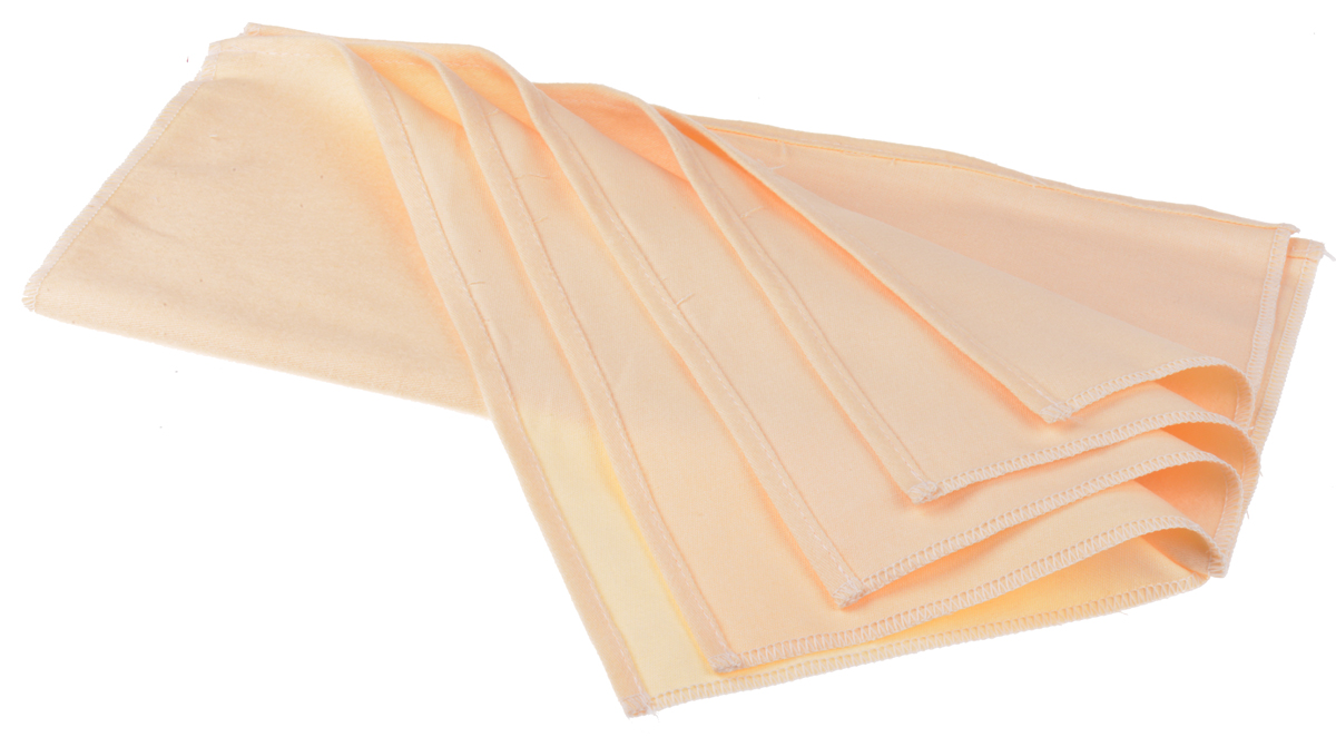 RS PRO Beige Microfibre Cloths for Polishing, Dry Use, Box of 5, 350 x 350mm, Repeat Use