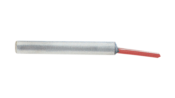 Heraeus PT100 RTD Temperature Probe, 3mm Dia, 22mm Long, 2 Wire, +260°C Max