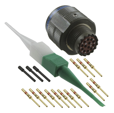 Amphenol Limited, D38999 13 Way Free Hanging MIL Spec Circular Connector Plug, Pin Contacts,Shell Size 11, Quick