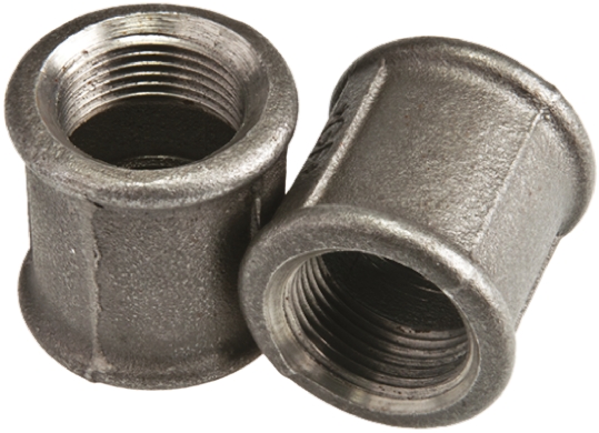 Georg Fischer Galvanised Malleable Iron Fitting Socket, Female BSPP 1-1/4in to Female BSPP 1-1/4in