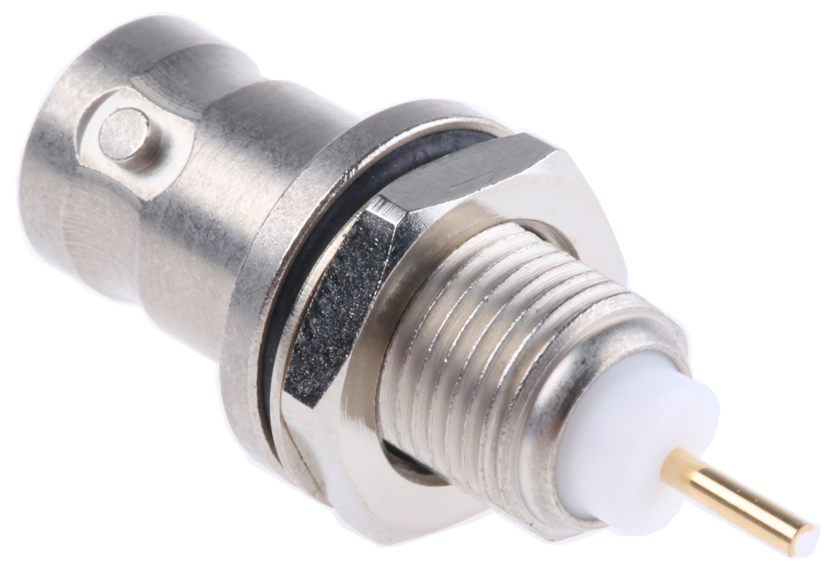 Telegartner, Jack Panel Mount BNC Connector, 75Ω, Solder Termination, Straight Body