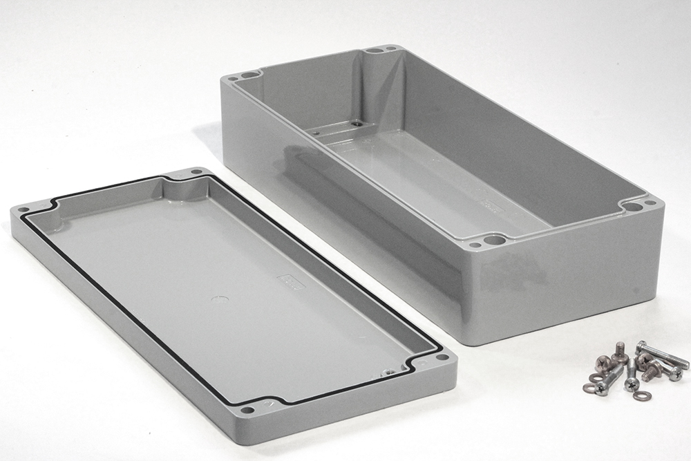 Hammond 1590 Series Die Cast Aluminium Enclosure, IP65, 90 x 160 x 360mm