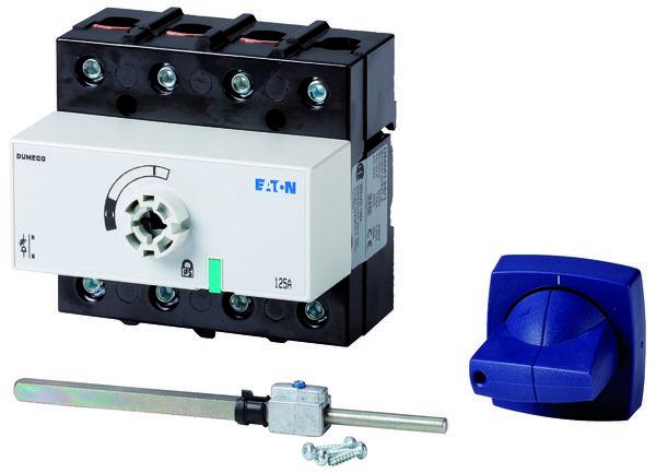 Eaton 3 pole + SN (direct Pole Flush Mount Isolator Switch - 125A Maximum Current, 59kW Power Rating, IP20