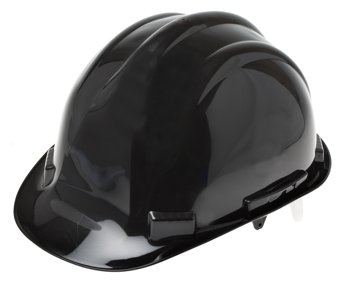 Portwest Black Safety Helmet, Adjustable