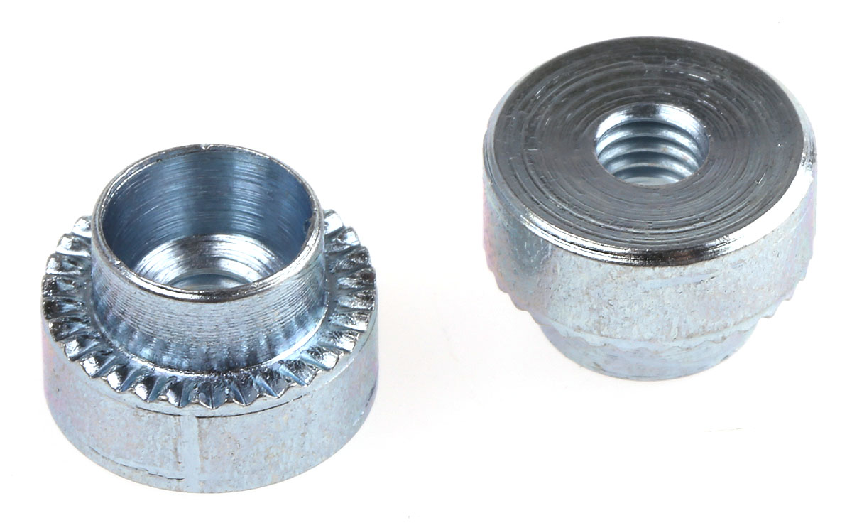 Hank Zinc plated & clear Passivated Steel Rivet Bush, M3