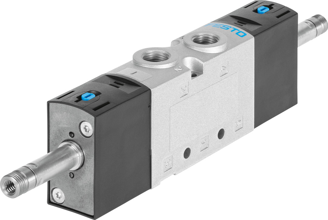 Festo 5/2 Pneumatic Solenoid Valve - Solenoid G 1/4 VUVS Series, 575516