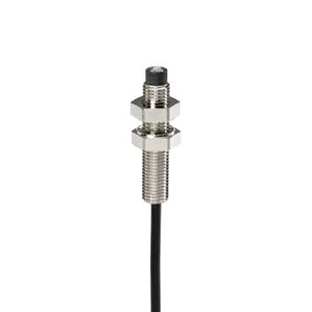 Telemecanique Sensors Inductive Threaded Barrel Proximity Sensor, M8, 1.2 mm Detection, NPN NO, 12 → 24 V dc