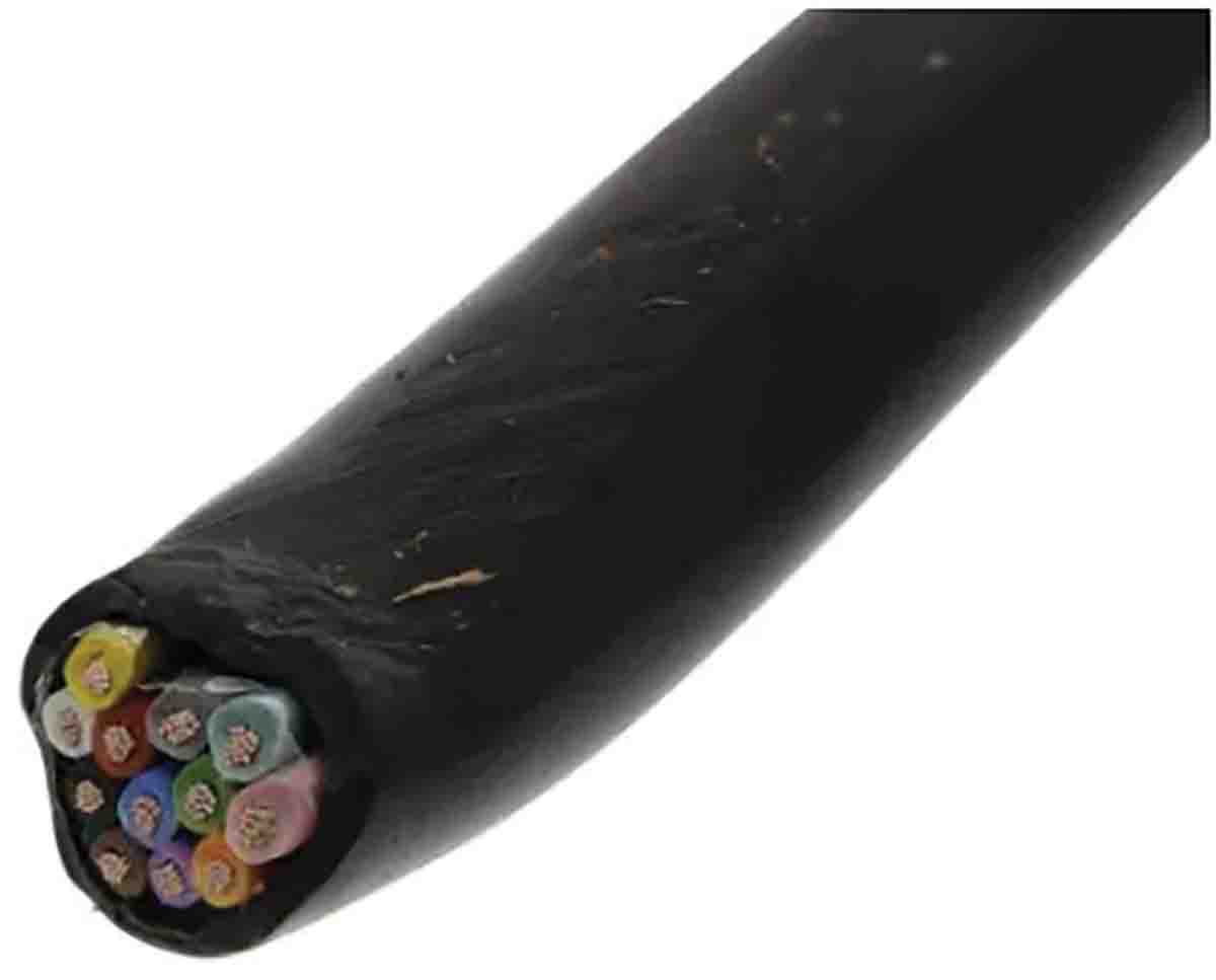 RS PRO Data Cable, 12 Cores, 0.5 mm², Screened, 20 AWG, 500m, Tinned Copper Shield