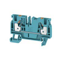 Weidmuller 2051210000 A Series Blue, 4mm², Single-Level, Push In Termination