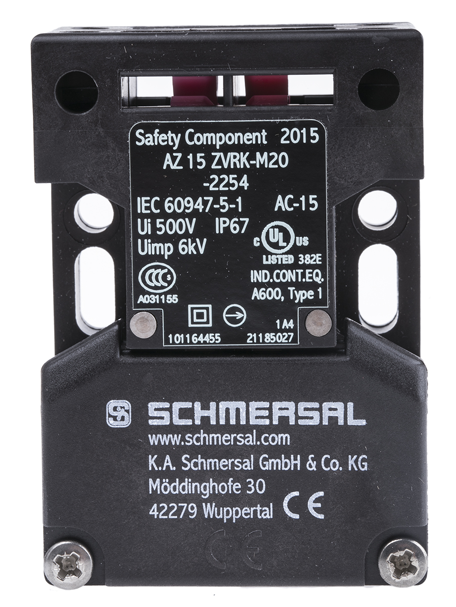Schmersal AZ15 Safety Interlock Switch, 1NC, Keyed, Glass Fibre Reinforced Thermoplastic