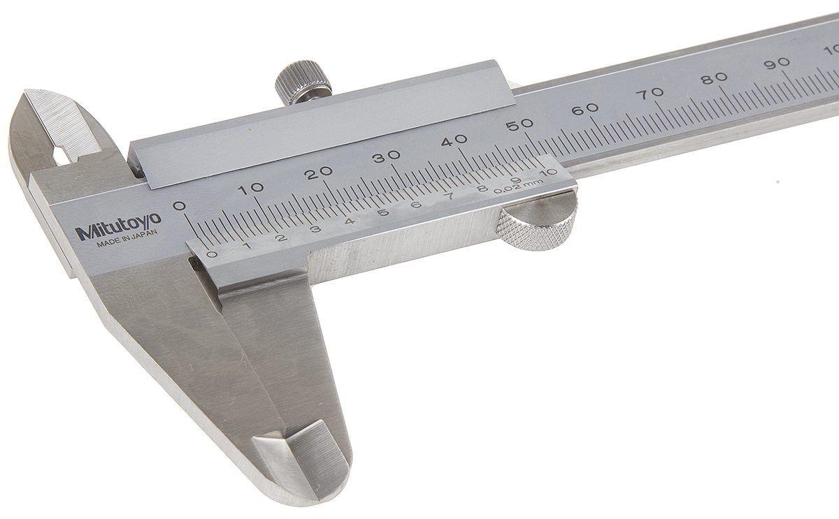 Mitutoyo 150mm Vernier Caliper 0.02 mm Resolution, Metric