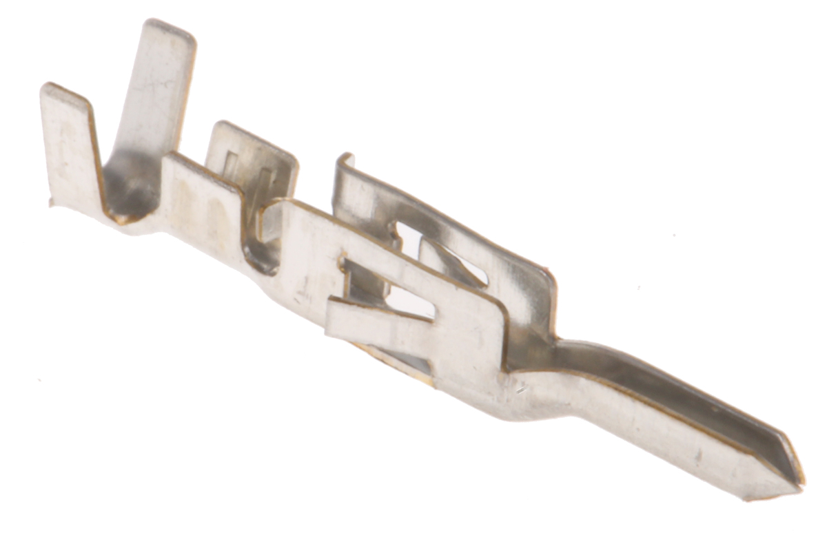TE Connectivity VAL-U-LOK Series Male Crimp Terminal, 26AWG Min, 22AWG Max