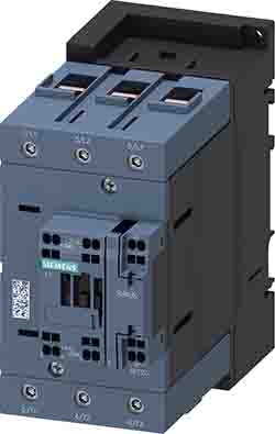 Siemens Contactor, 230 V ac Coil, 3-Pole, 95 A, 45 kW, 1 NO/1 NC